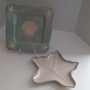 Shoreline Collection by Home Studio Starfish and Shell Tray.